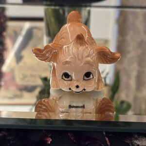 Adorable Ceramic Puppy Figurine